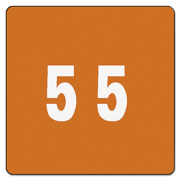 Smead® Numerical End Tab File Folder Labels, 5, 1.5 X 1.5, Brown, 250-roll freeshipping - TVN Wholesale